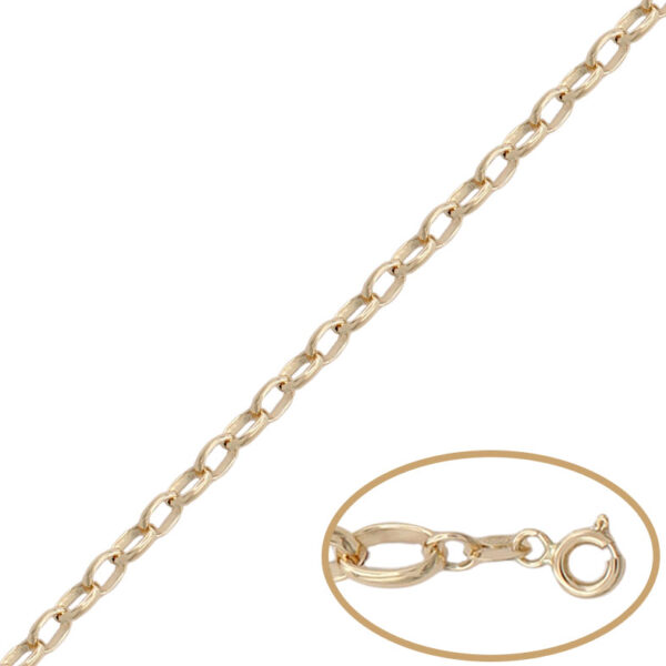Pulsera oro 18kl rolot alargado - 5mm