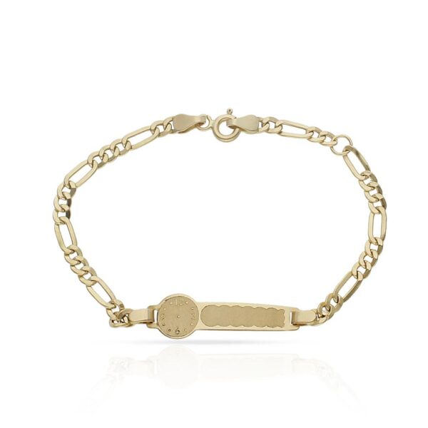 Pulsera oro 18kl reloj 3x1