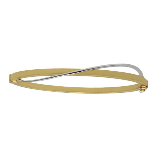 Brazalete oro 18kl bicolor