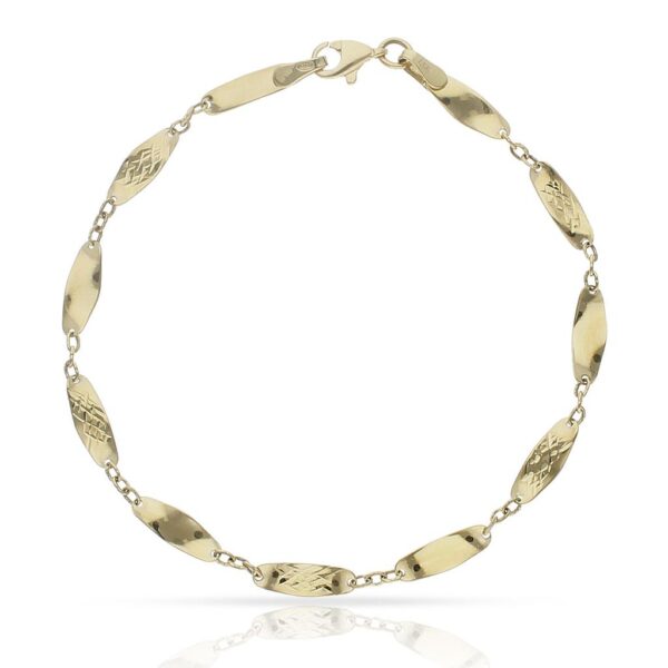 Pulsera oro 18kl - 4mm