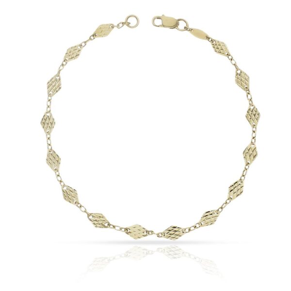 Pulsera oro 18kl tallada - 4.50mm