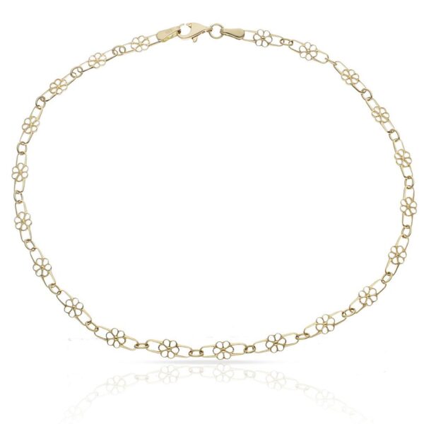 Pulsera oro 18kl tobillera