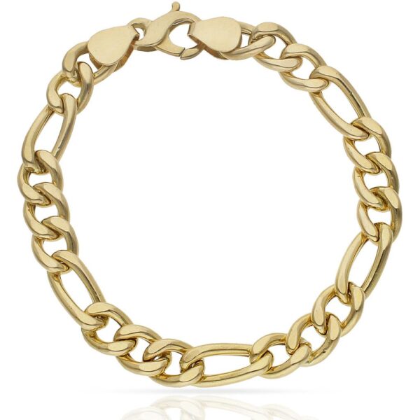 Pulsera oro 18kl hueca 3x1