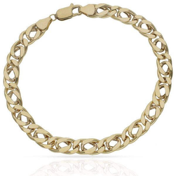 Pulsera oro 18kl hueca