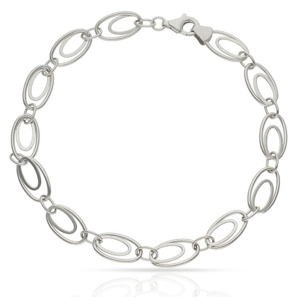 Pulsera oro blanco 18kl