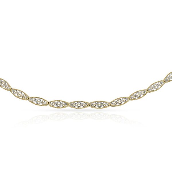 Pulsera oro 18kl bicolor