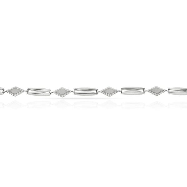 Pulsera oro blanco 18kl
