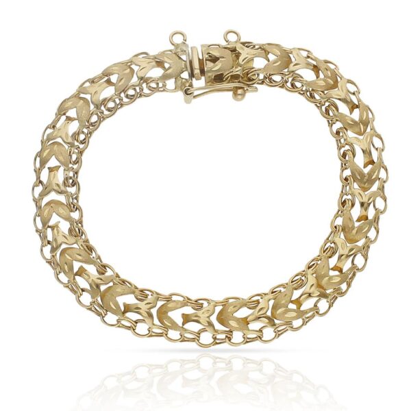 Pulsera oro 18kl princesa - 9mm