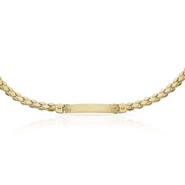 Pulsera oro 18kl placa