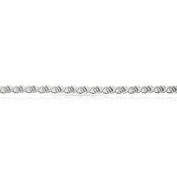 Pulsera oro blanco 18kl
