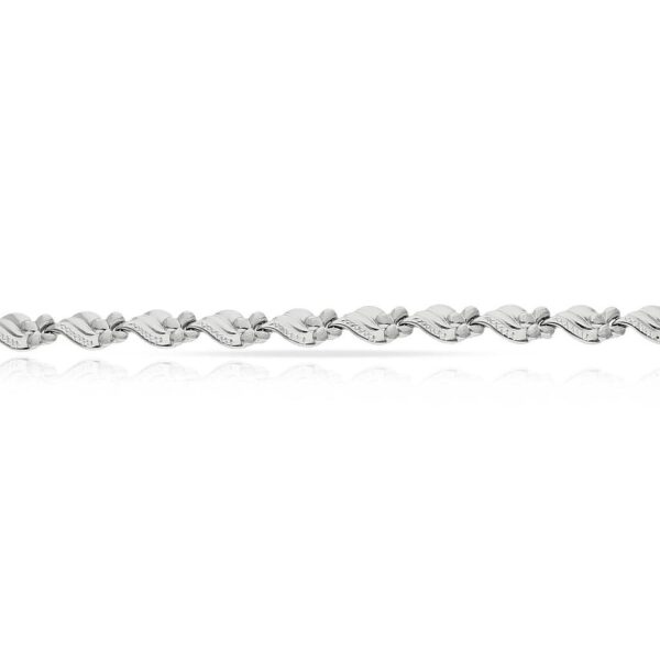 Pulsera oro blanco 18kl