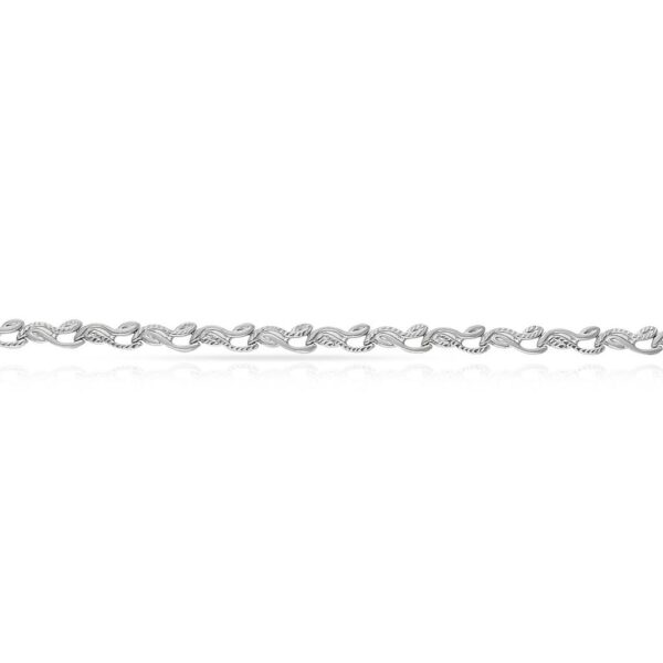 Pulsera oro blanco 18kl