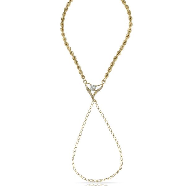 Pulsera oro 18kl dedo corazon