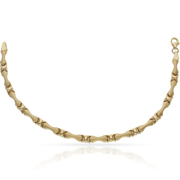 Pulsera oro 18kl troquelada
