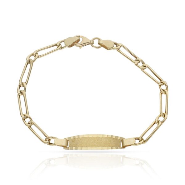 Pulsera oro 18kl bebe 1x1
