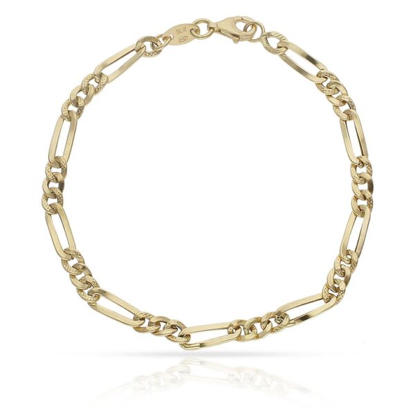 Pulsera oro 18kl hueca