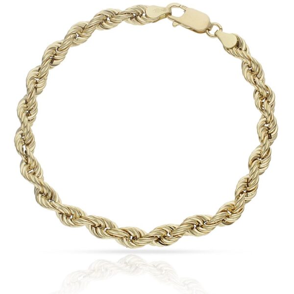Pulsera oro 18kl salomonico - 5.5 mm