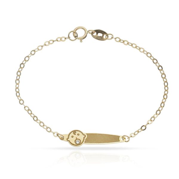 Pulsera oro 18kl bebe