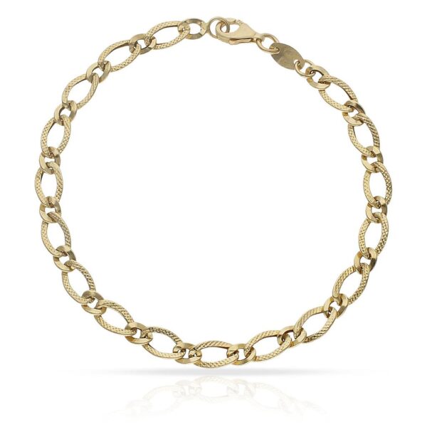 Pulsera oro 18kl hueca