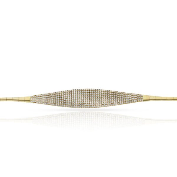 Pulseras oro 18kl circonitas