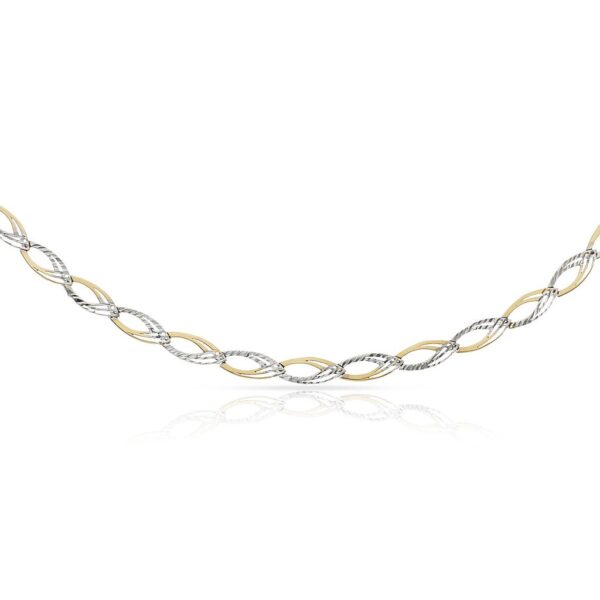 Pulsera oro 18kl bicolor