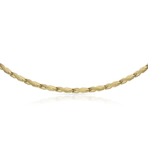 Pulsera oro 18kl troquelada