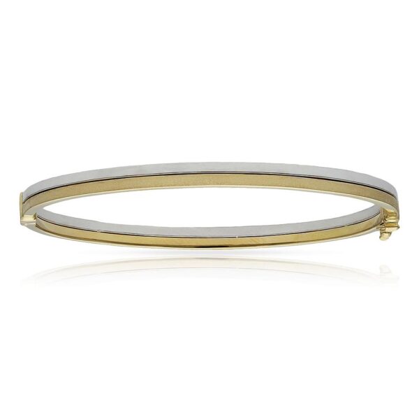 Brazalete oro 18kl bicolor