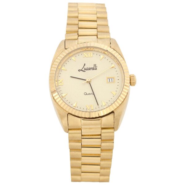 Reloj oro 18kl caballero lucarelli