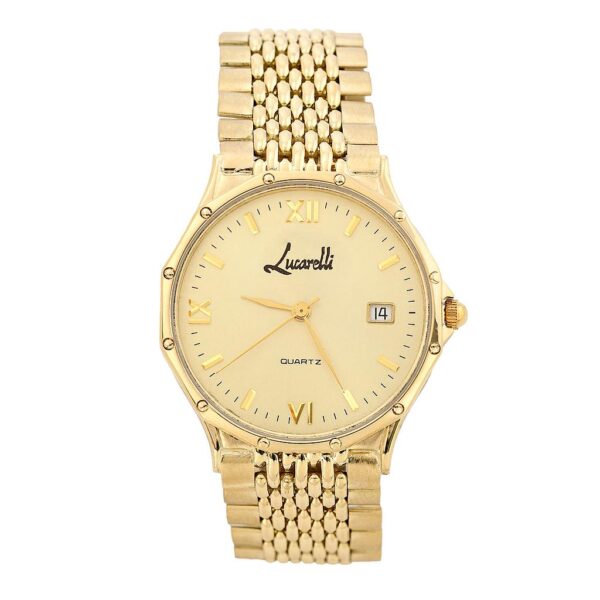 Reloj oro 18kl caballero lucarelli