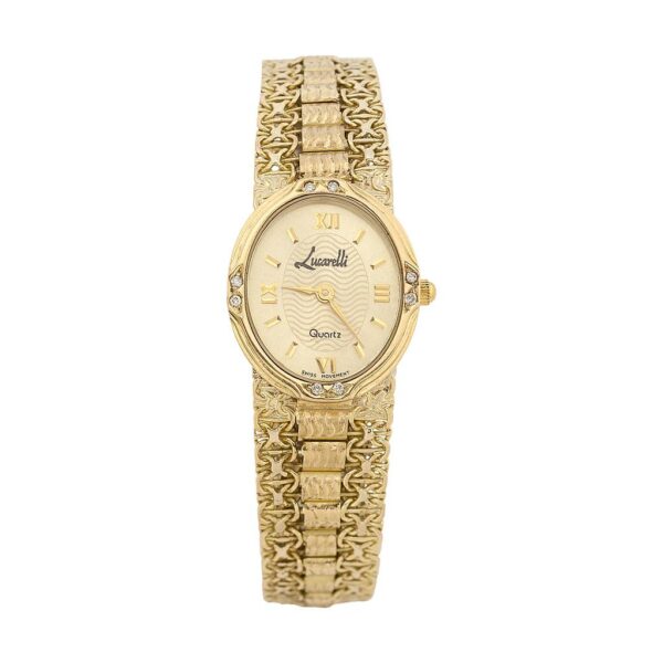 Reloj oro 18kl señora lucarelli diamantes