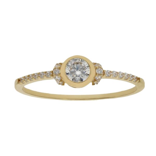 Sortija oro 18kl circonitas