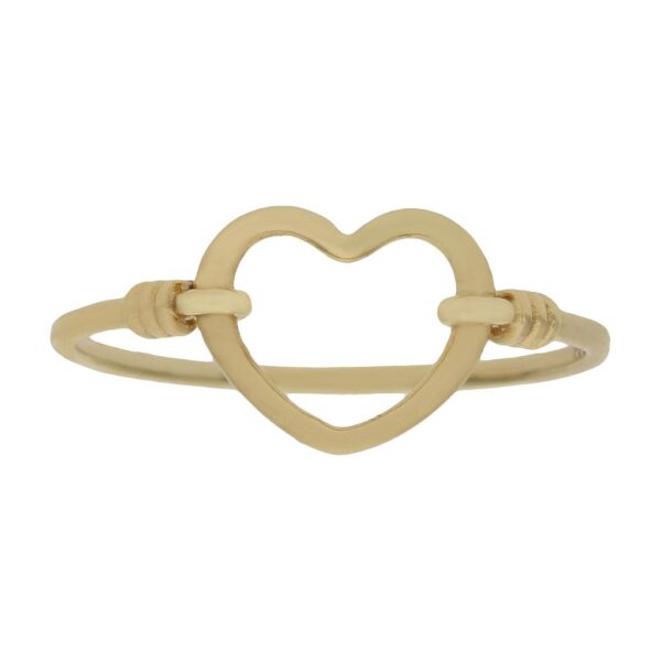 Sortija oro 18kl corazon