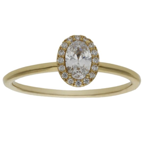 Sortija oro 18kl circonitas