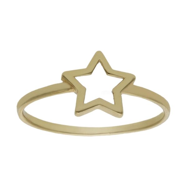 Sortija oro 18kl estrella