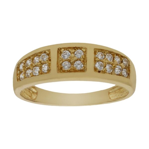 Sortija oro 18kl circonitas