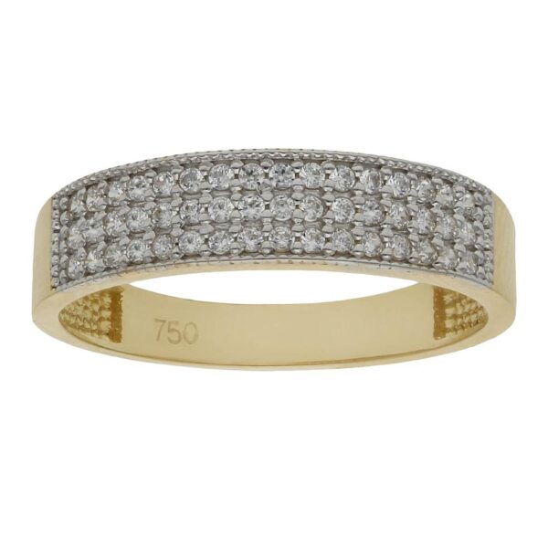 Sortija oro 18kl circonitas