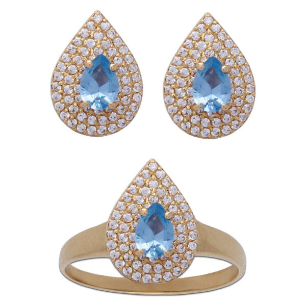 Sortija oro 18kl circonitas