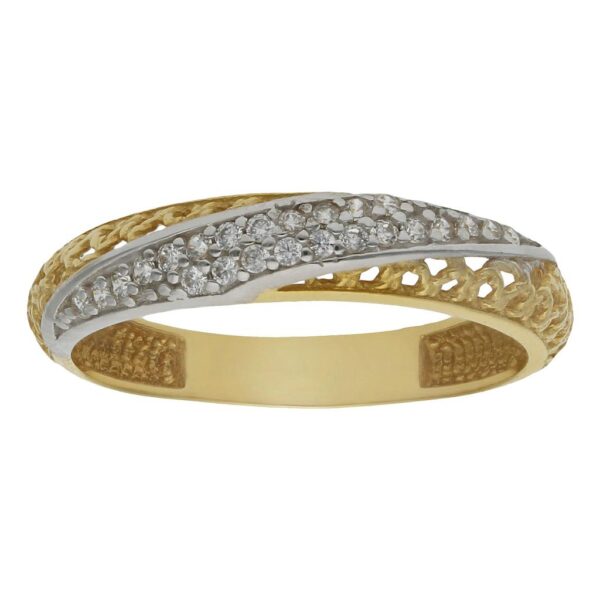 Sortija oro 18kl circonitas