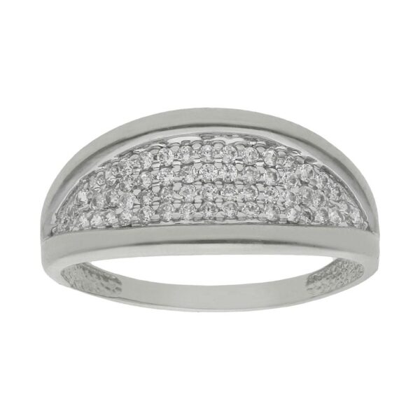 Sortija oro blanco 18kl circonitas