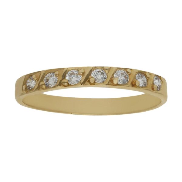 Sortija oro 18kl circonitas