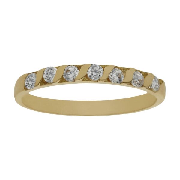 Sortija oro 18kl circonitas