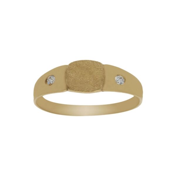 Sello oro 18kl bebe circonitas