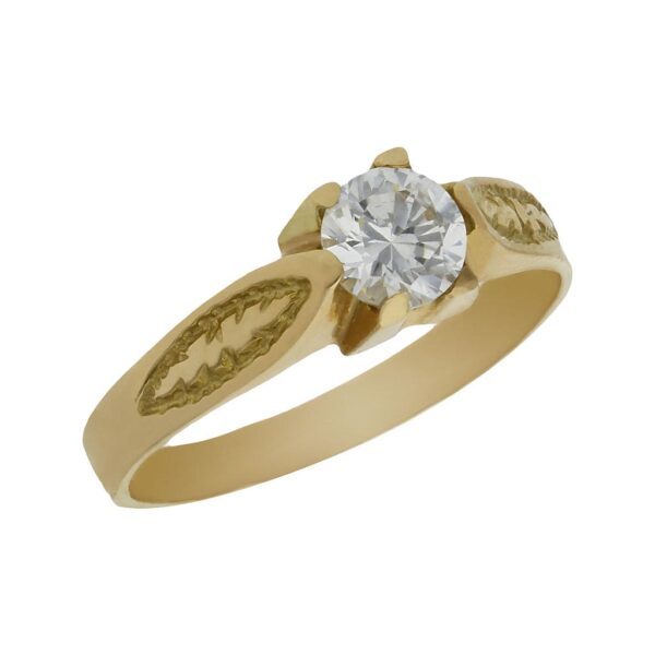 Solitario oro 18kl