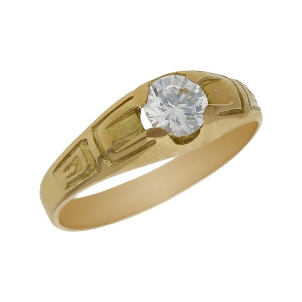 Solitario oro 18kl