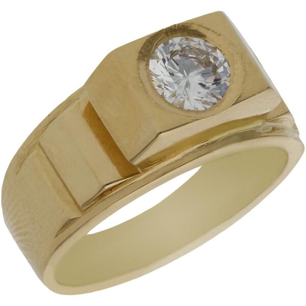 Solitario oro 18kl