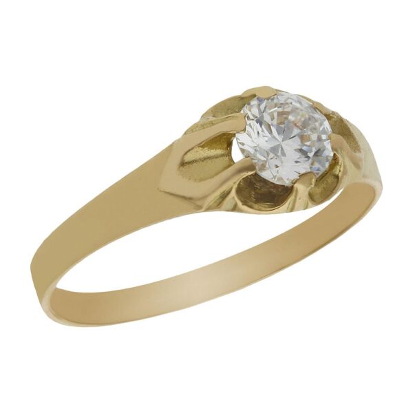 Solitario oro 18kl