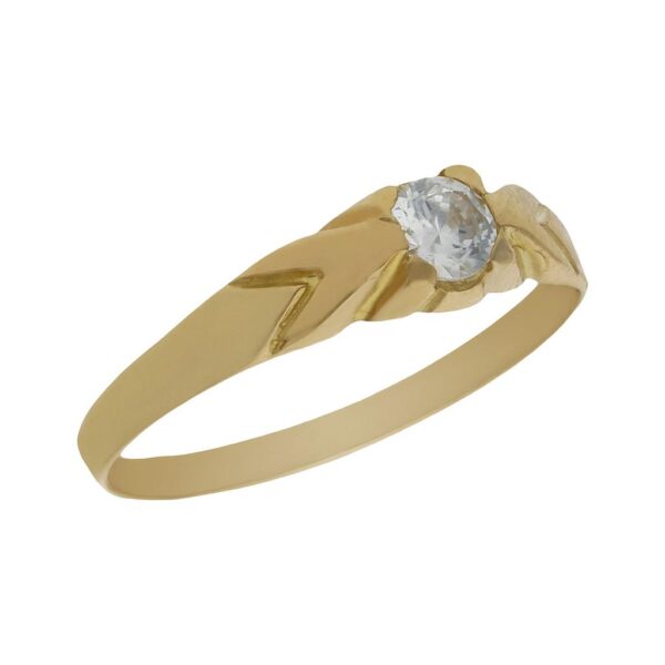 Solitario oro 18kl