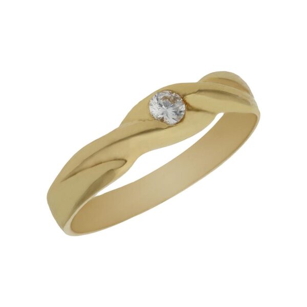 Solitario oro 18kl