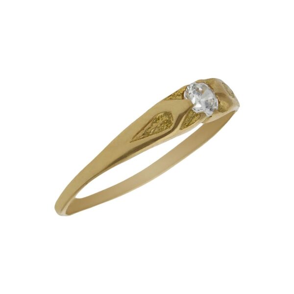 Solitario oro 18kl