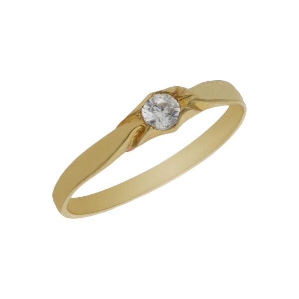 Solitario oro 18kl
